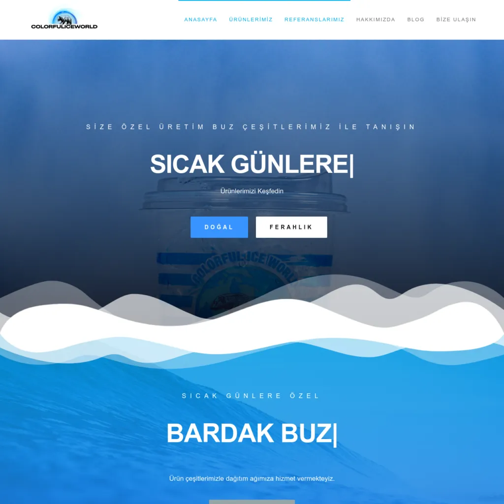 Colorful Ice World Websitesi